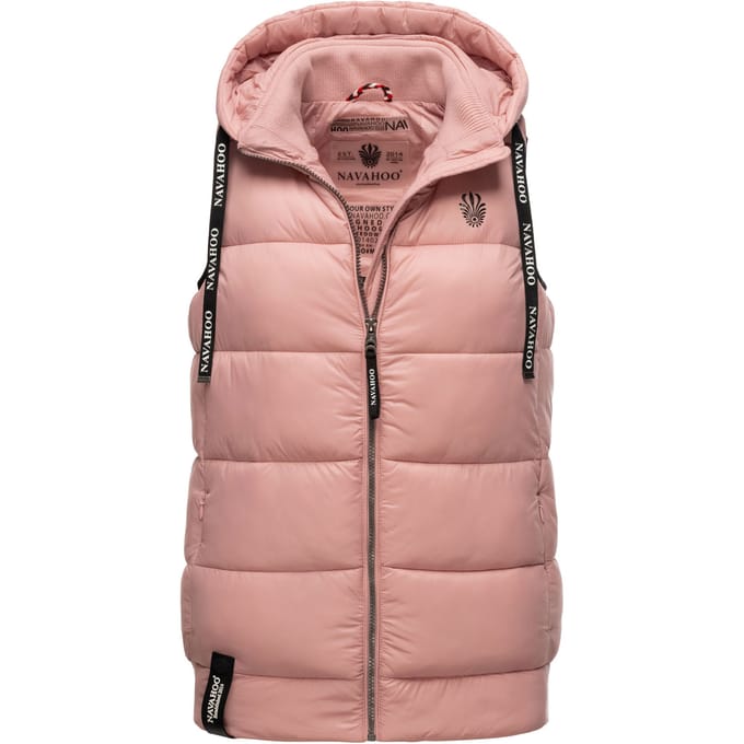 Navahoo Dames Gewatteerde Bodywarmer Kassidy – Licht & Modern met Capuchon