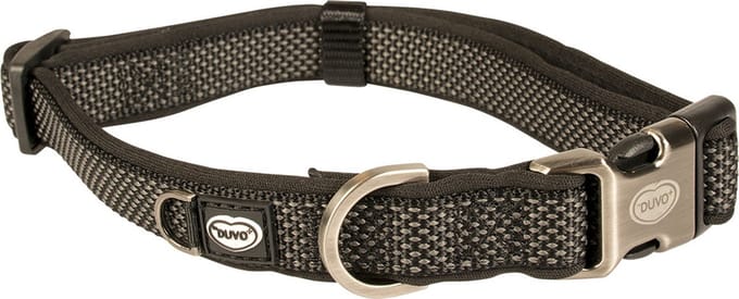 Duvo+ North Halsband Nylon Zwart M 30-45cm/15mm