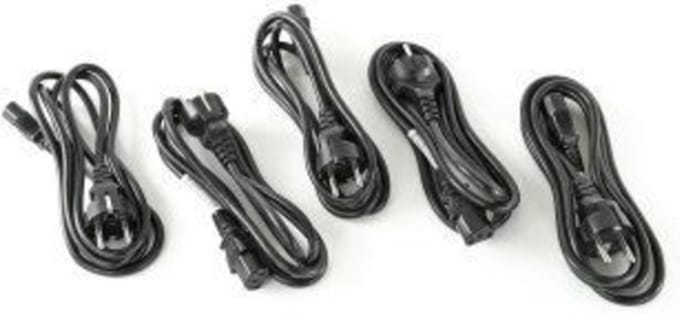 Zebra 105950-015 electriciteitssnoer Zwart Netstekker type F IEC C13