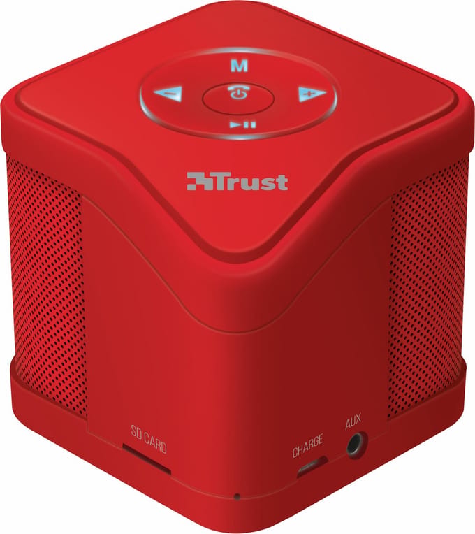 Muzo Wireless Bluetooth Speaker - red