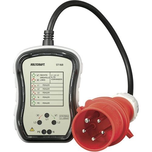 VOLTCRAFT ST-32B Stopcontacttester Optisch