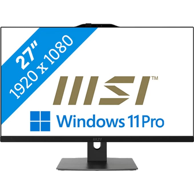 MSI Modern AM272P 1M-845EU All-in-One PC/workstation - Intel Core 7 150U - 27" - 16 GB DDR5-SDRAM - 1 TB SSD - Windows 11 Pro