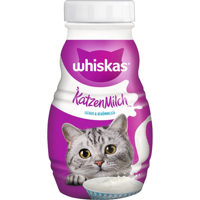3 x 6 stuks verpakking Voordeelpakket Whiskas Kattenmelk 6 x 200 ml  kattenvoer