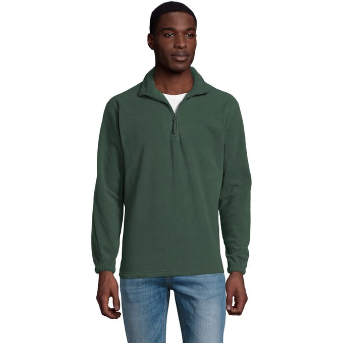 SOLS Volwassen uniseks Ness Half Zip Fleece Top (Dennengroen)