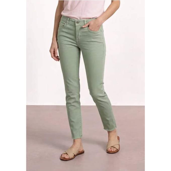 Straight Legs jeans met open zoom