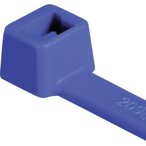 HellermannTyton 116-08016 T80R-N66-BU-C1 Kabelbinder 210 mm 4.60 mm Blauw 100 stuk(s)