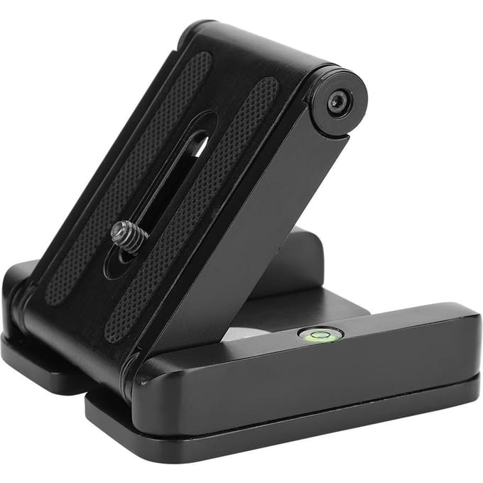 Zwarte Z Flex Kantelbare Opvouwbare Snelkoppelingsplaat Standaard Montage Voor Statief Camera CO black