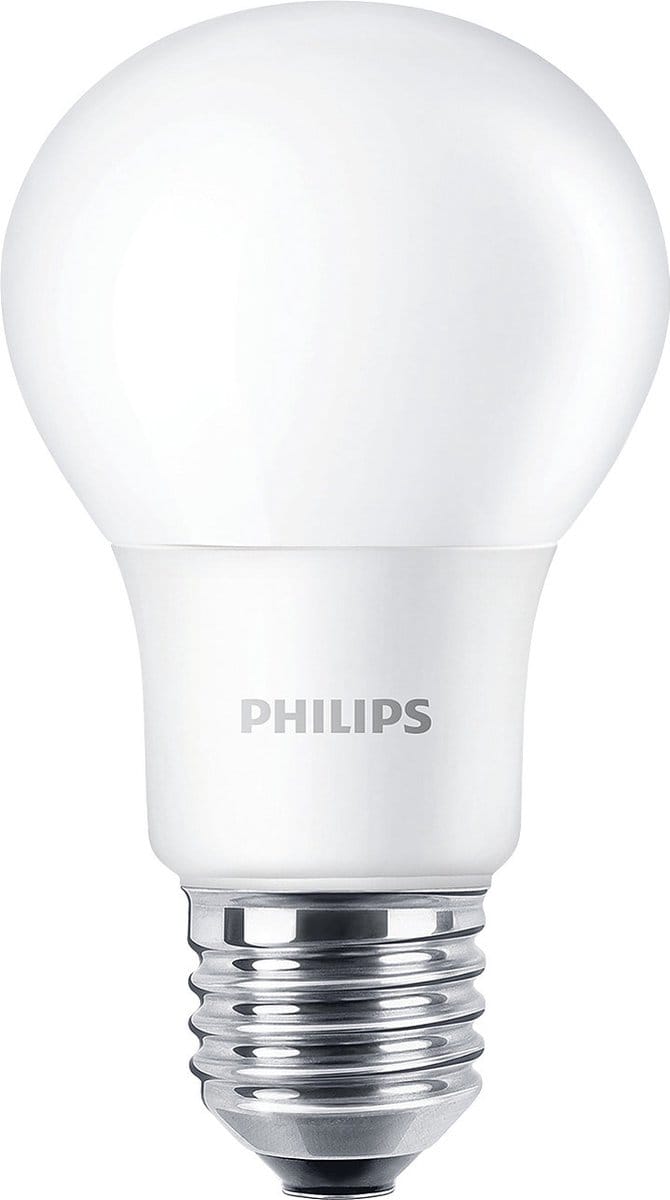 Philips CorePro LED E27 - 8W (60W) - Warm Wit Licht - Niet Dimbaar - 3 stuks