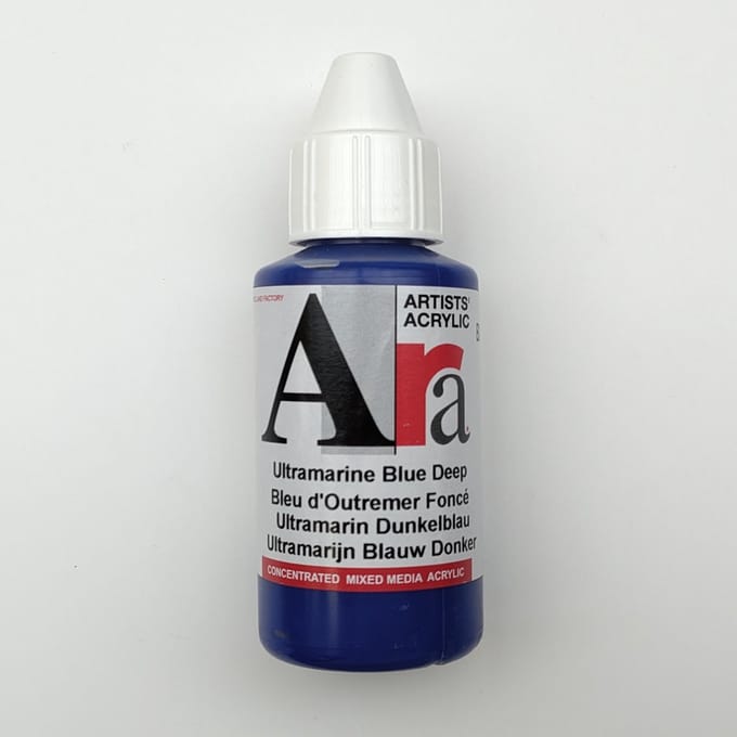 Acrylverf Ara 100ml - Ultramarijn Blauw Donker - B244