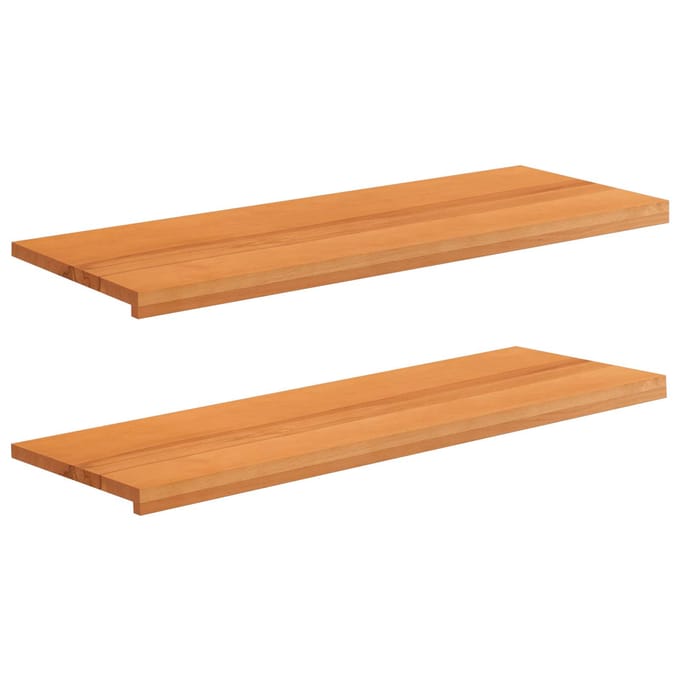 vidaXL - Raamprofielen - 2 - st - Lichtbruin - 110 - x - 40 - x - 2 - cm