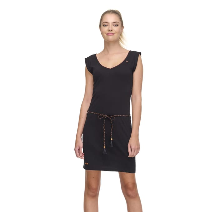 Ragwear zomerjurk slavka Zwart-S (36)