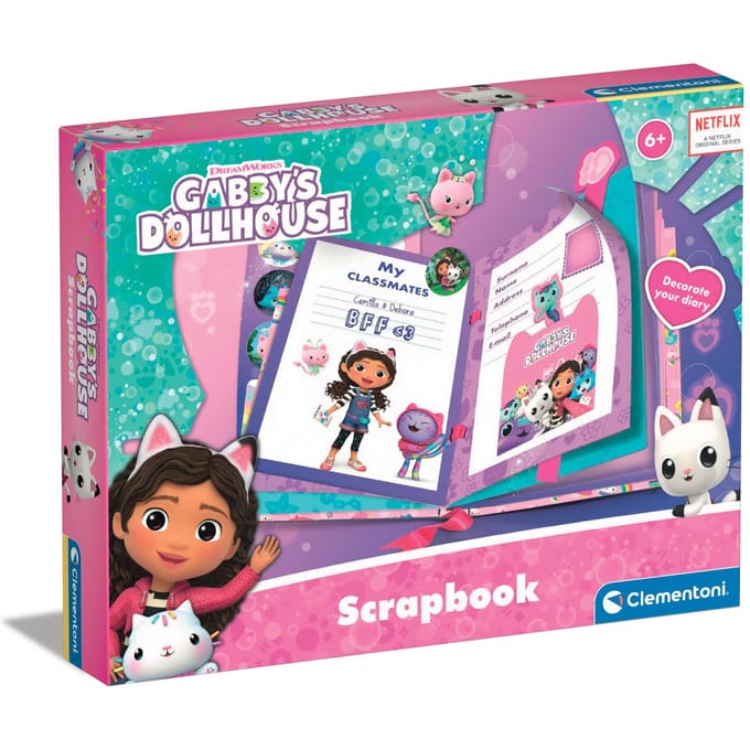 Clementoni - Gabby's Dollhouse - Scrapbook met accessoires - Vanaf 6 jaar