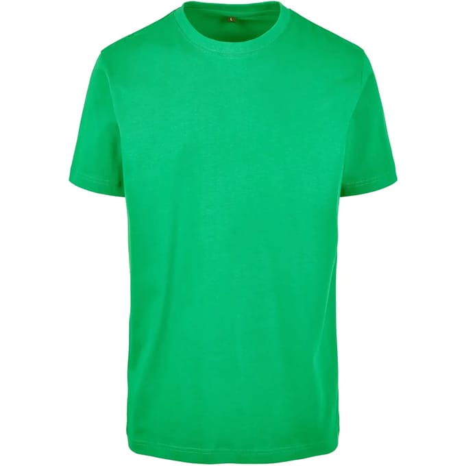 Build Your Brand - Rond Hals T-Shirt - Grass Green maat M