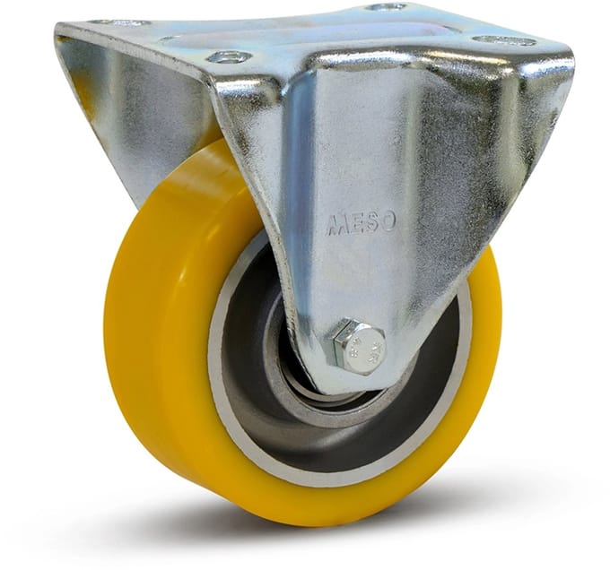PU zwaarlast bokwiel - 100mm - 350kg