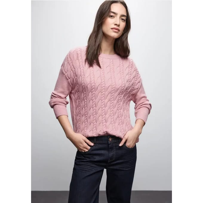 Jumper met kabelpatroon