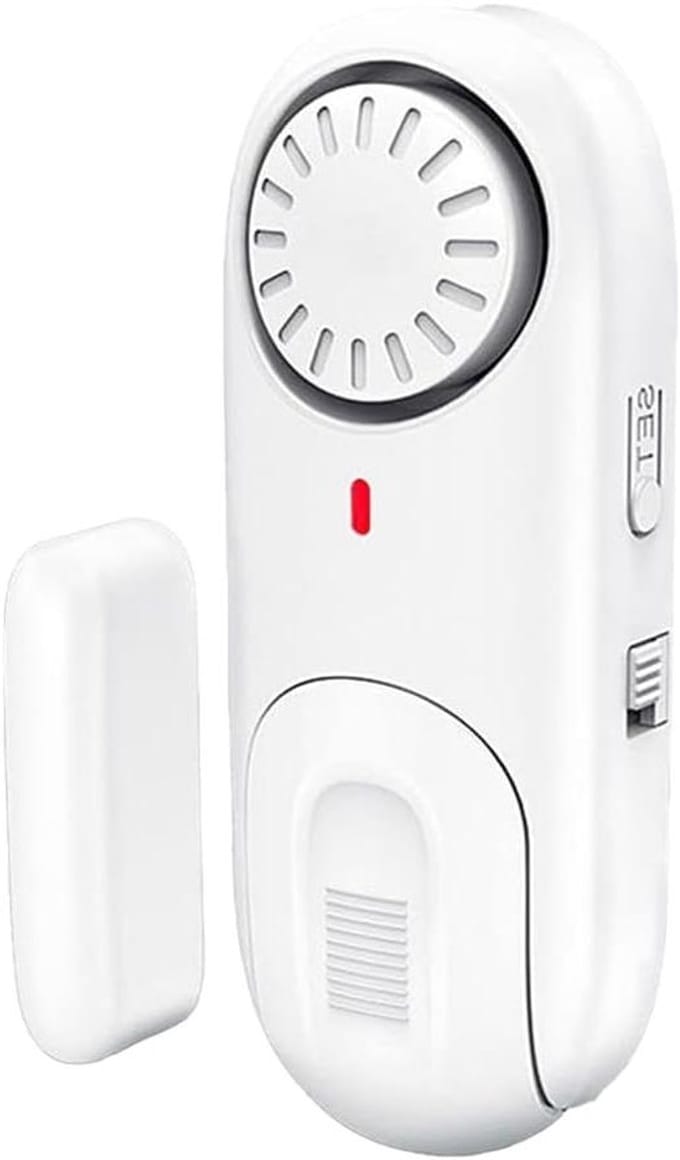 Deur Open Alarm - Raam Sensor - Inbraak Voorkomen - Direct Alarm Signaal - Compact Ontwerp - Wit