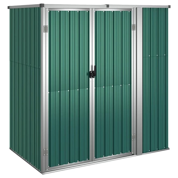 vidaXL - Tuinschuur - 161x89x161 - cm - gegalvaniseerd - staal - groen