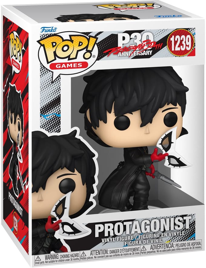 Persona 5 POP! Games Vinyl Figure Protagonist (Ren) 9 cm