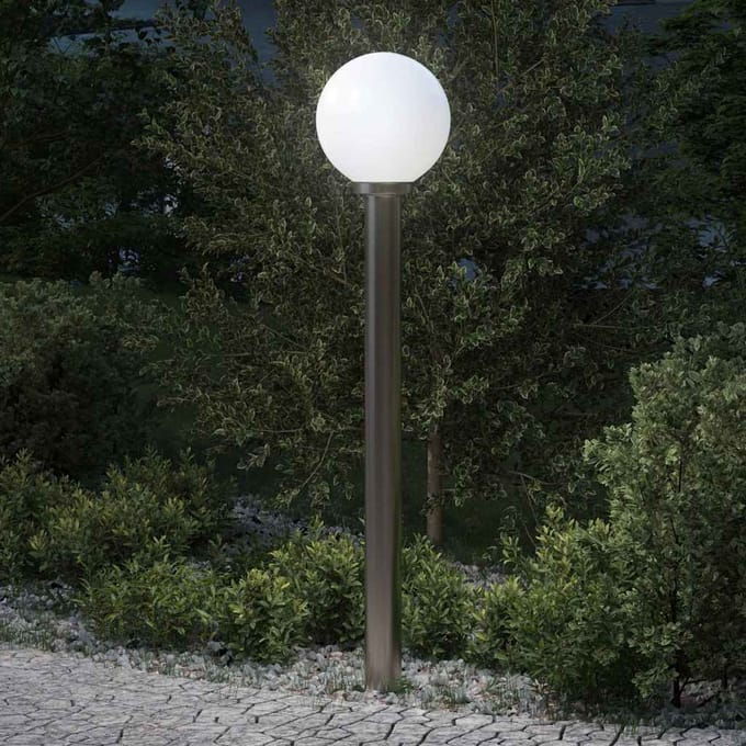vidaXL Bolderverlichting 120 cm RVS IP44