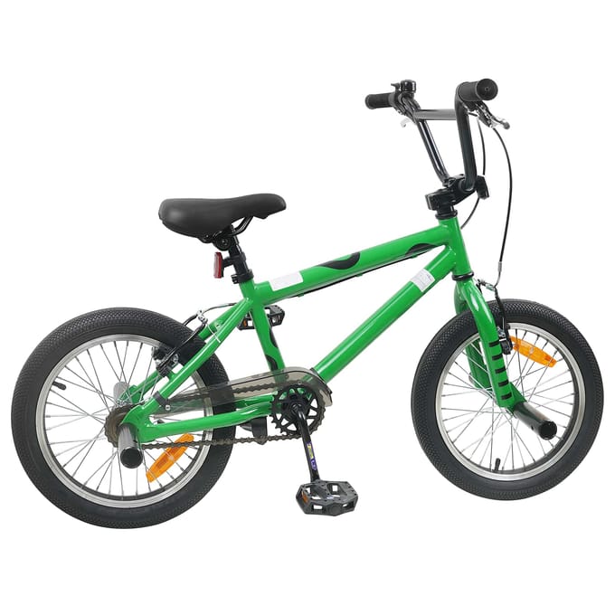 vidaXL - BMX - Fiets - 16 - Inch - voor - 5-8 - jaar - oud - Groen