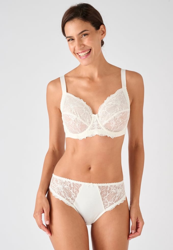 Damart - Beugelbeha NINA by Damart - Dames - Wit - 90