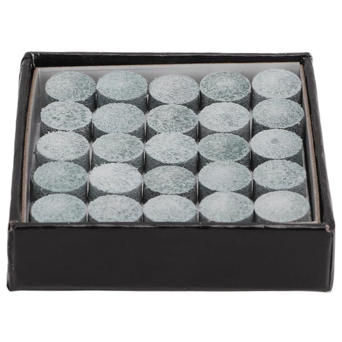 50Pièces Embouts de Queue de Billard Cuir Bâton de Billard Embout Grade B Outil de Remplacement pour Usage Quotidien Entraînement11mm gray