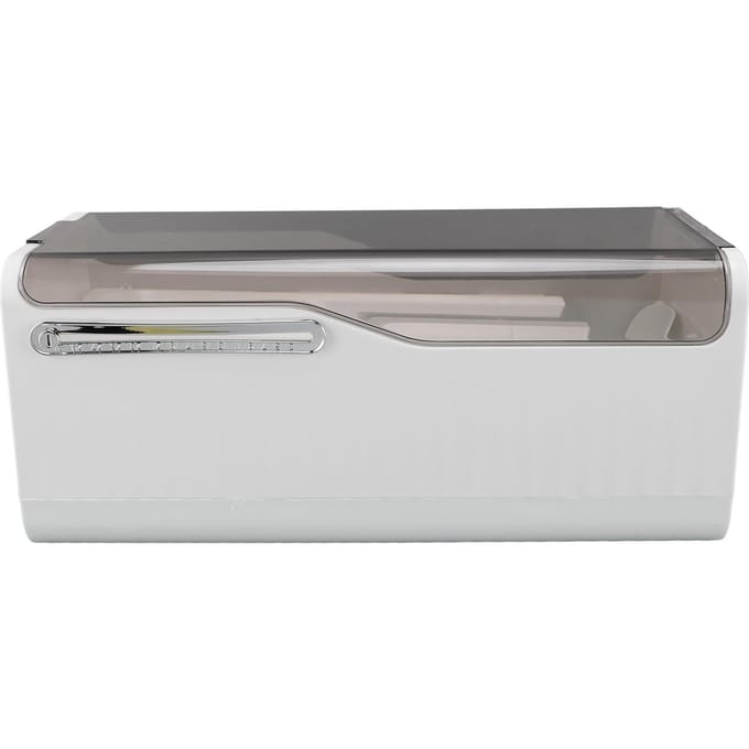 Eieropbergcontainer Rollende Eierhouder Rollende Eierdispenser en Organizer voor Koelkastzijkant Elegant White white
