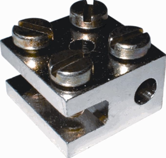 Aardklem blok enkelvoudig 1x6mm2+/1x16mm2