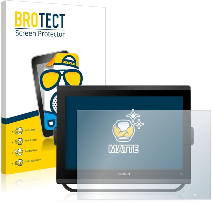 BROTECT - Screenprotector voor Garmin GPSMAP 1223 - Folie Beschermfolie matte