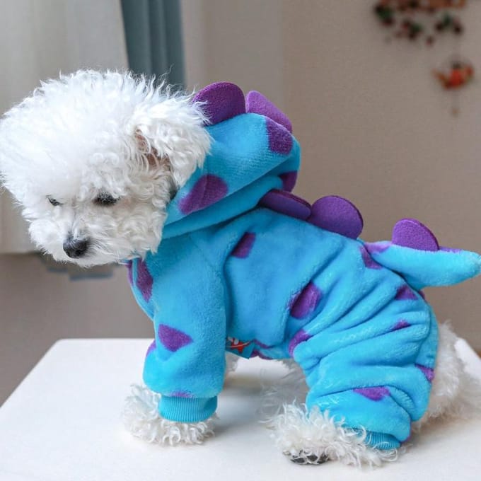 1 stuks Huisdier Herfst/Winter Dinosaurus Transformatiemasker, Geschikt voor Kleine Honden L