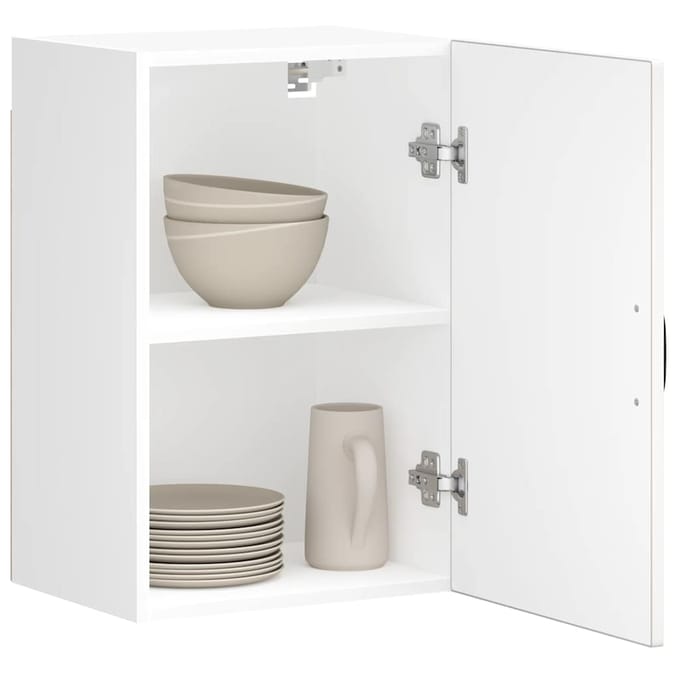 vidaXL - Keukenbovenkast - Lucca - bewerkt - hout - wit