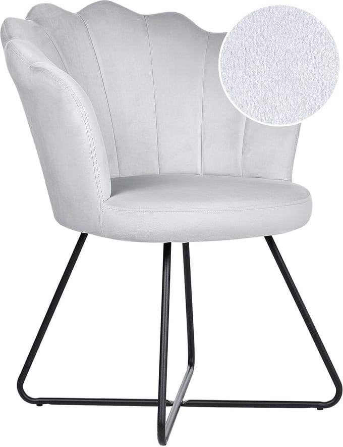 LOVELOCK - Fauteuil - Zwart - Fluweel