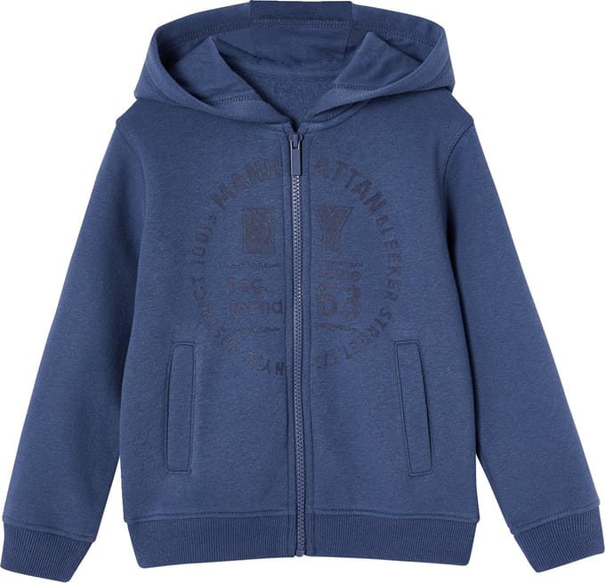 Vertbaudet Ritssweater mt capuchon sport BASICS jongens