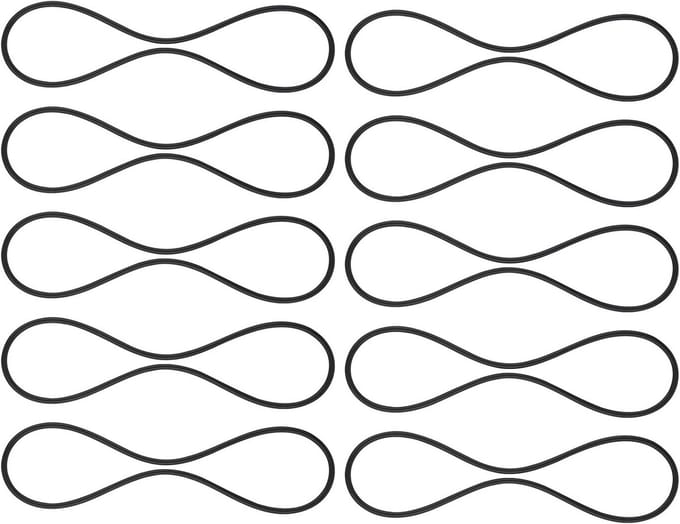 10 Stuks Schokmount Rubber Bands voor Microfoon - Elastische Vervangingsbanden