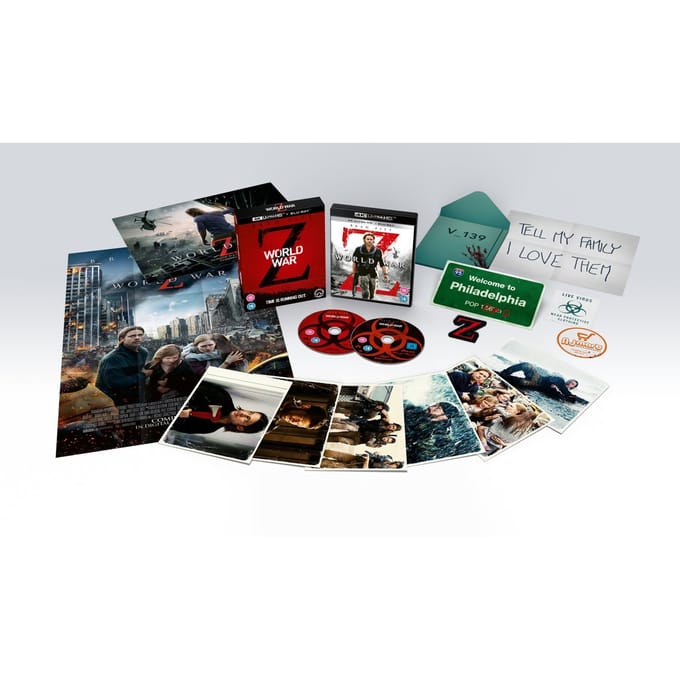 World War Z - Collectors Edition - 4K Ultra HD - Blu-ray - Import