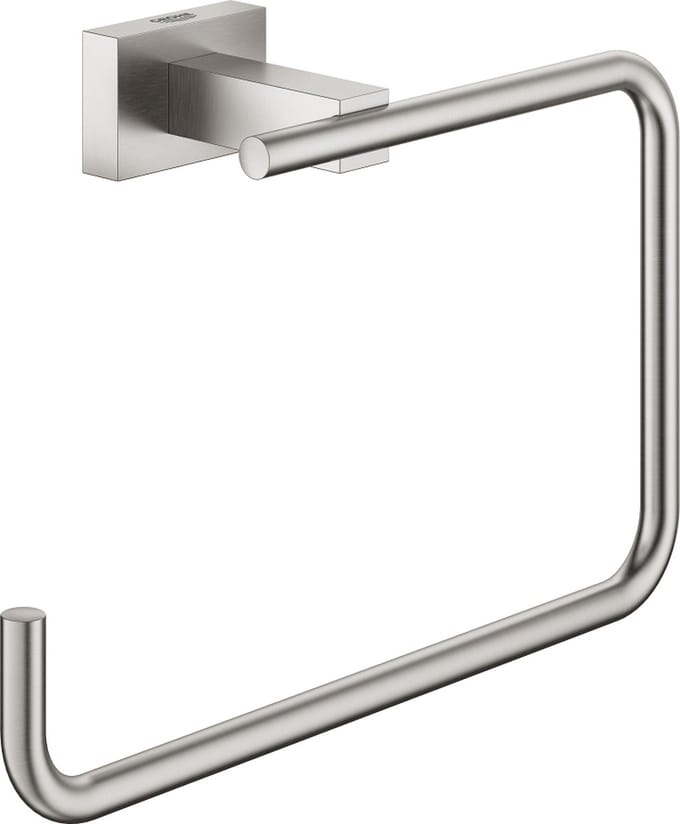 GROHE Essentials Cube Handdoekring - Supersteel (RVS look) - 40510DC1