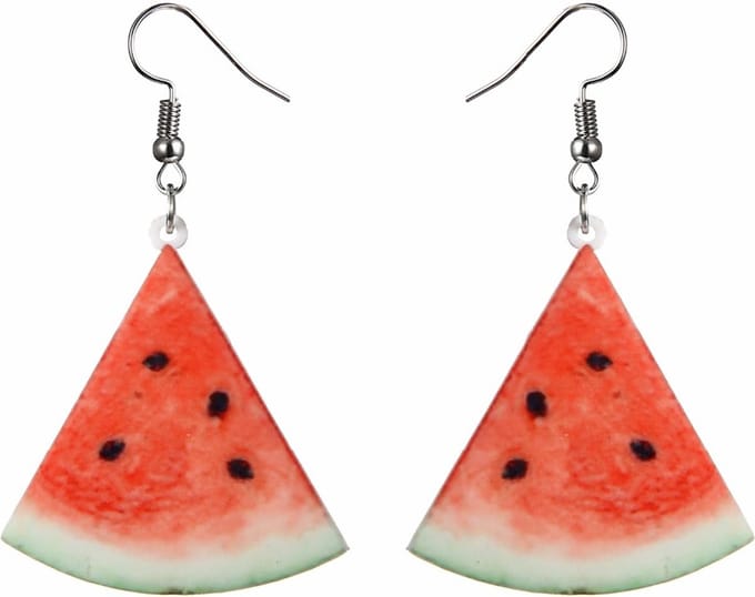 Fako Bijoux® - Oorbellen - Groente & Fruit - Watermeloen