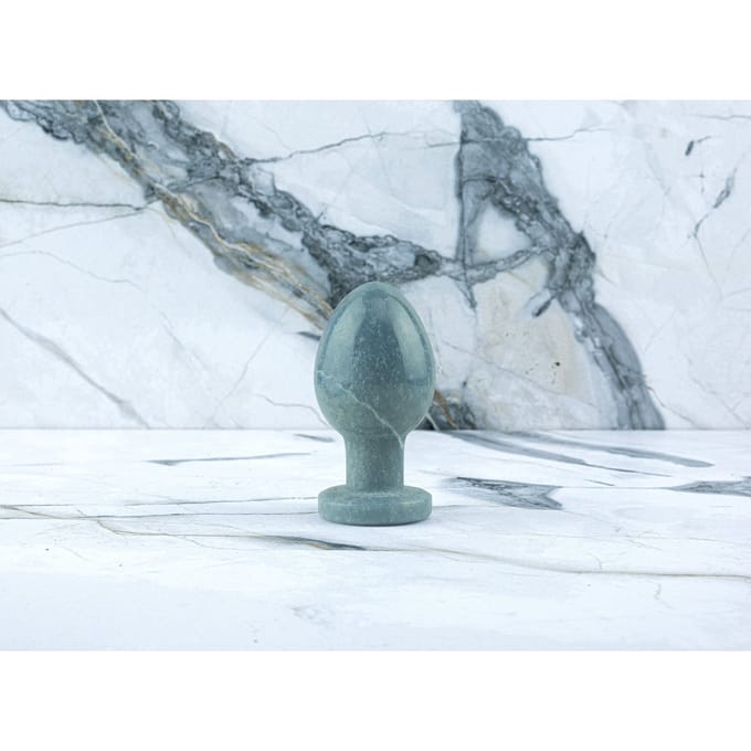 Kristall Buttplug Eva - Blauer Aventurin