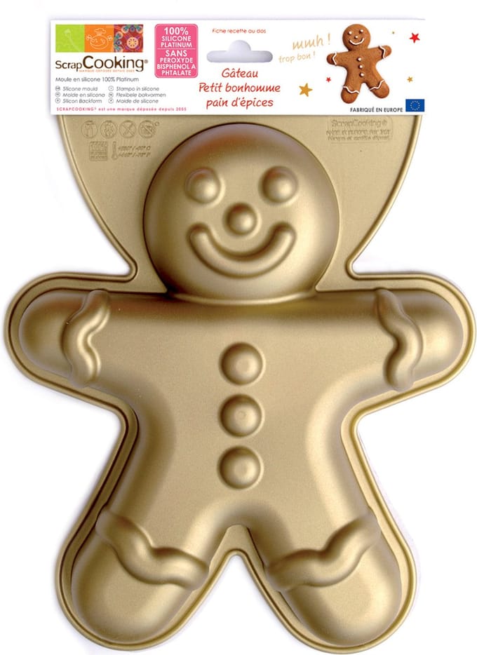ScrapCooking Siliconen Mal Gingerbread Man