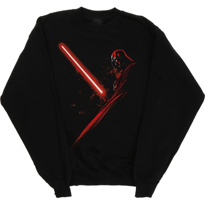 Star Wars Heren Darth Vader Lichtzwaard Sweatshirt (Zwart)