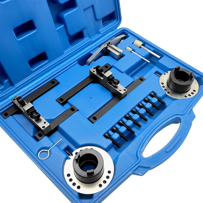 Benzinemotor timing gereedschapsset, timing gereedschapsset met draagtas vervanging voor Ford 1.0 EcoBoost 0 blauw