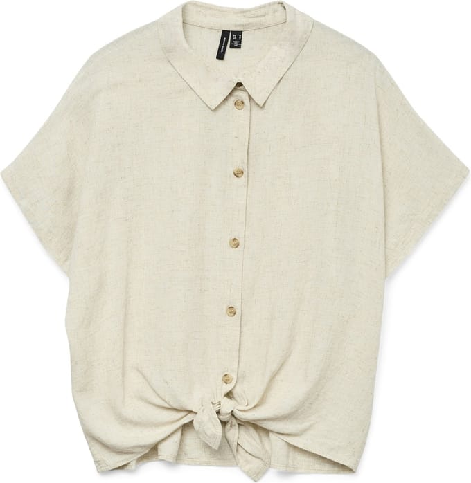 VERO MODA - VMTHEA SS TIE SHIRT WVN NOOS - Dames - Blouses