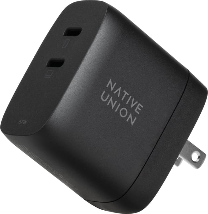 Native Union Fast Gan-Oplader Pd 67W, Zwart