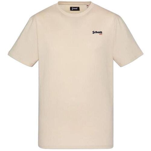 T-shirt Korte Mouw Schott EMB