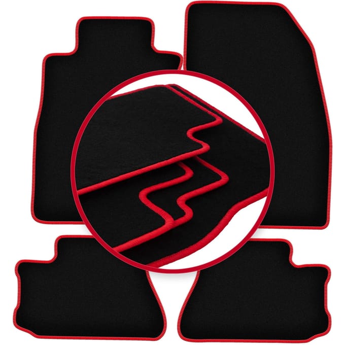CARLUX-RED automatten voor: Mitsubishi 3000GT coupé (1994-2001)