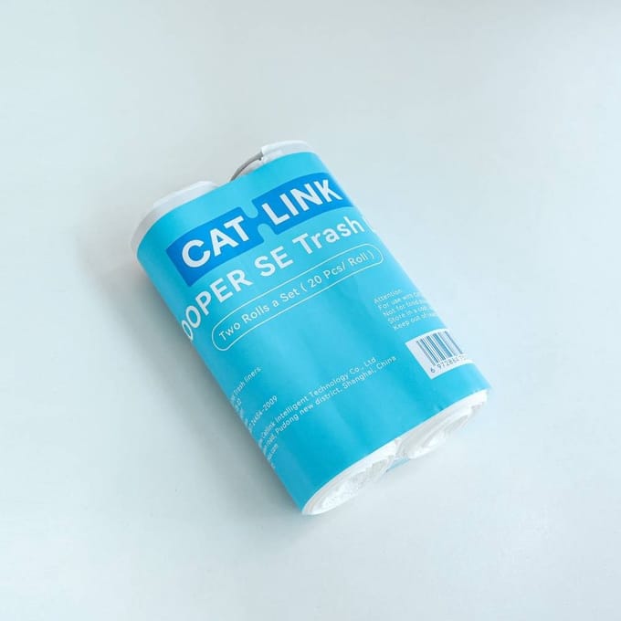 Catlink Afvalzakken - Voor de Catlink Scooper SE BayMax - 2 rollen - 20 Vuilniszakken per rol