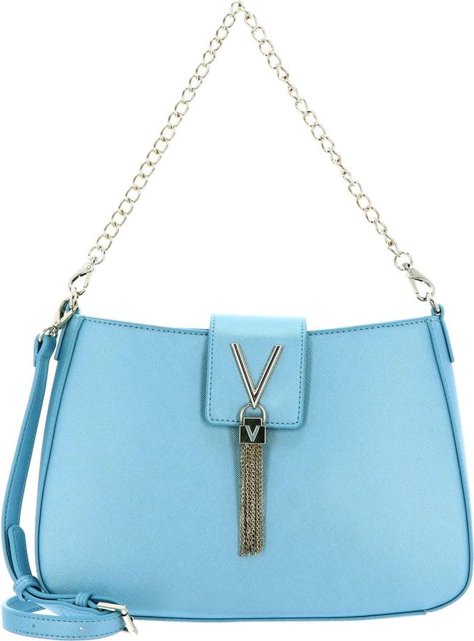 VALENTINO Schoudertas Divina SA Hobo Bag Turchese Met Lichtblauw