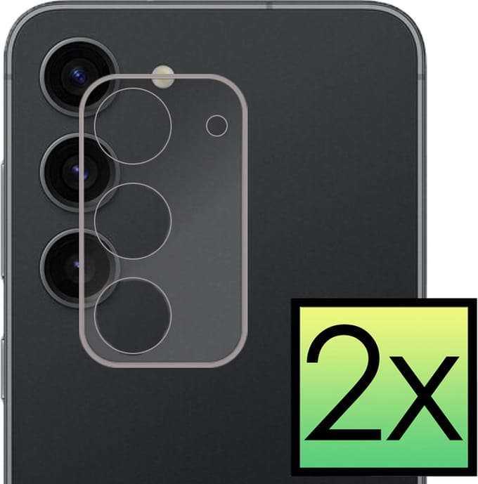 Camera Lens Protector - 2 Stuks - Geschikt voor Samsung Galaxy S23 Plus - Camera Screenprotector - Beschermglas - Gehard Glas - Tempered Glass - Screen Protector