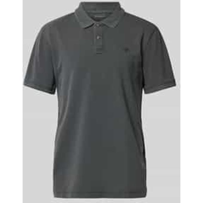 Regular fit poloshirt in used-look