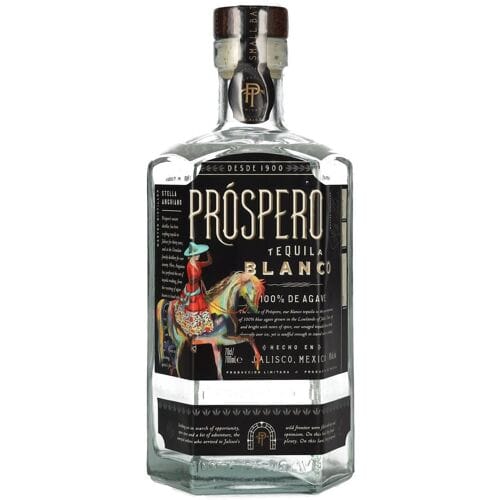 Próspero Tequila Blanco 100% De Agave by Rita Ora 40% Vol. 0,7l